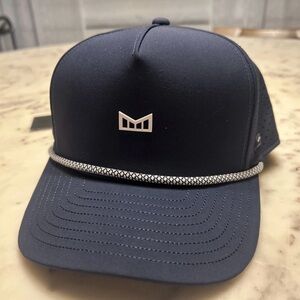 Melin Hydro Odyssey Rope Bulls Navy Blue Classic Fit NWT